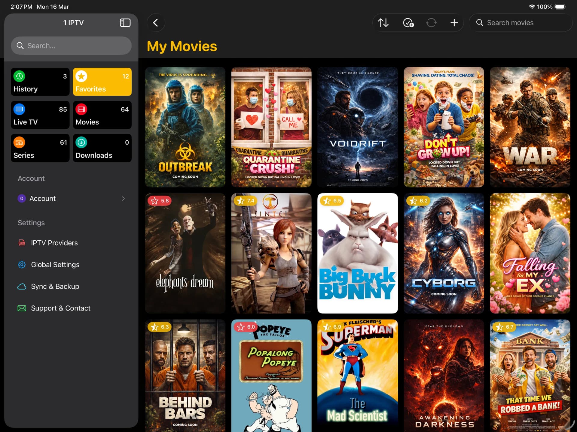 1IPTV High Performance Playback Engine